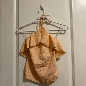 Babaton Apricot Halter Blouse